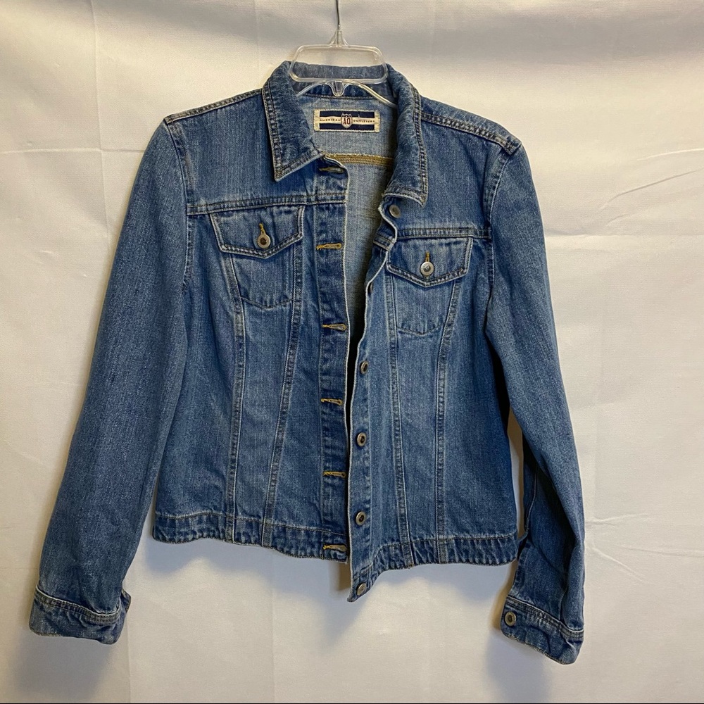 American Outfitters Denim Blue Jean Jacket - Size Large